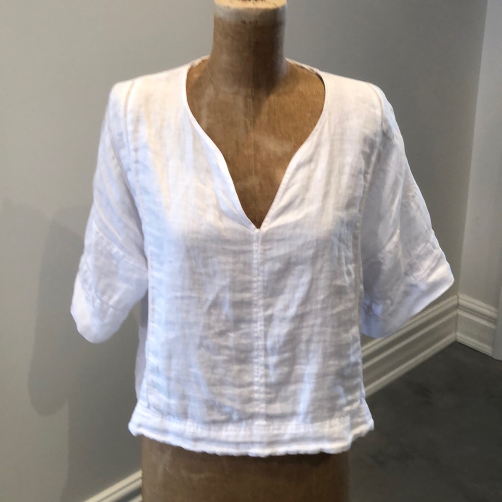 Linen blouse by Zara
